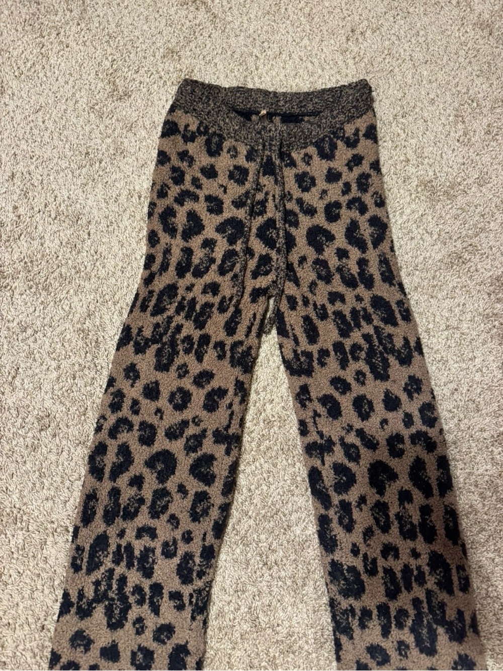 Skims rare leopard print lounge pants